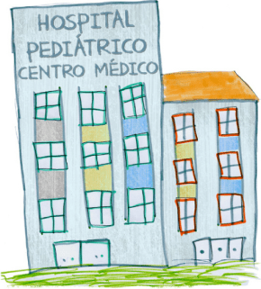 dibujo hospital